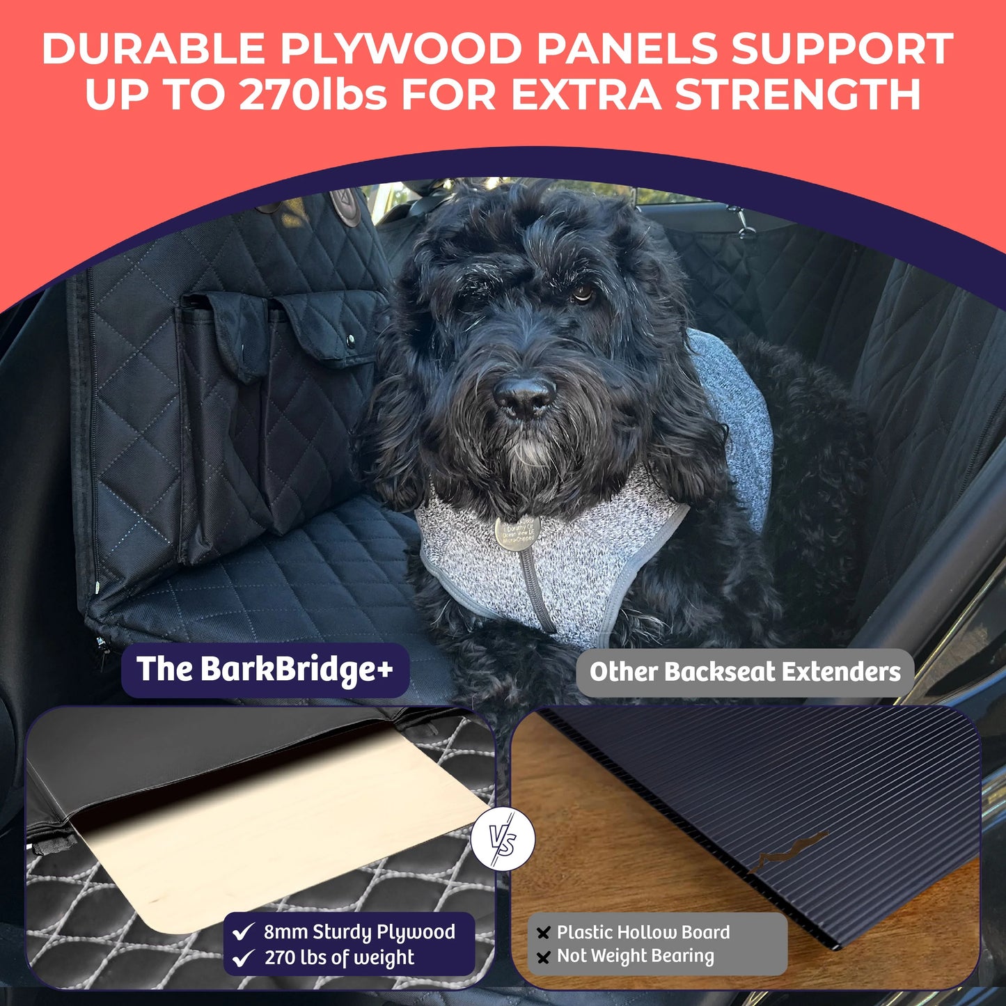 NEW Waterproof Dirt Resistant Car Seat Cover: Dog Travel Hammock