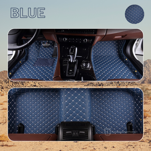 Blue Color Floor Mats for Cars, SUVs, and Trucks (CM012)
