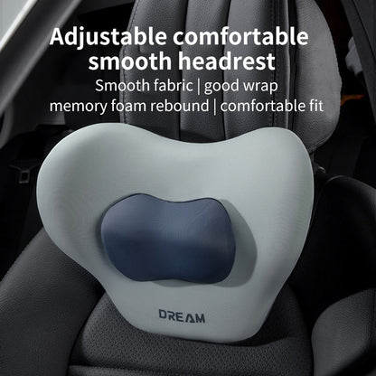 New Stength Cloth Car Neck Pillow Support Memory Foam Seat